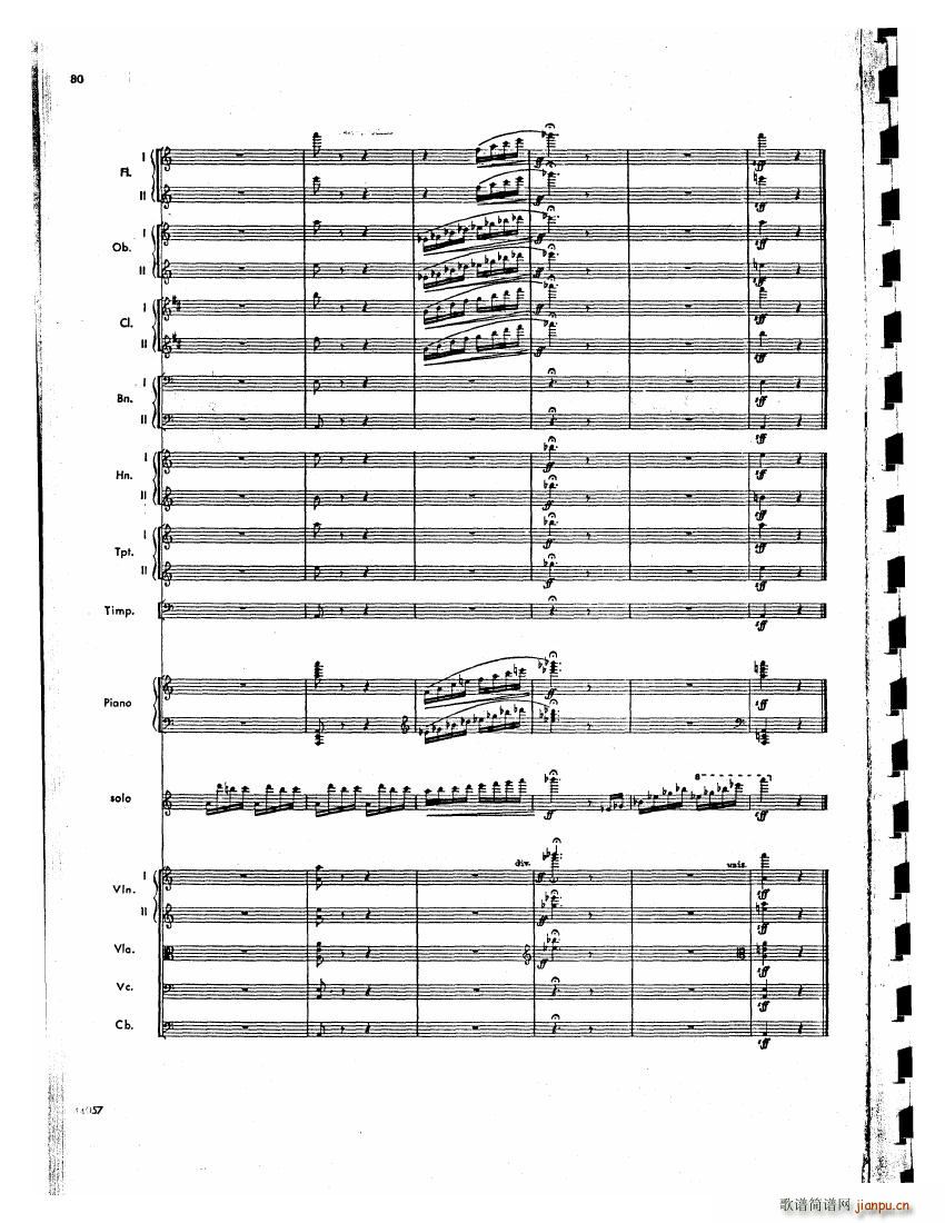 Barber op 14 Violin Concerto Score ()39