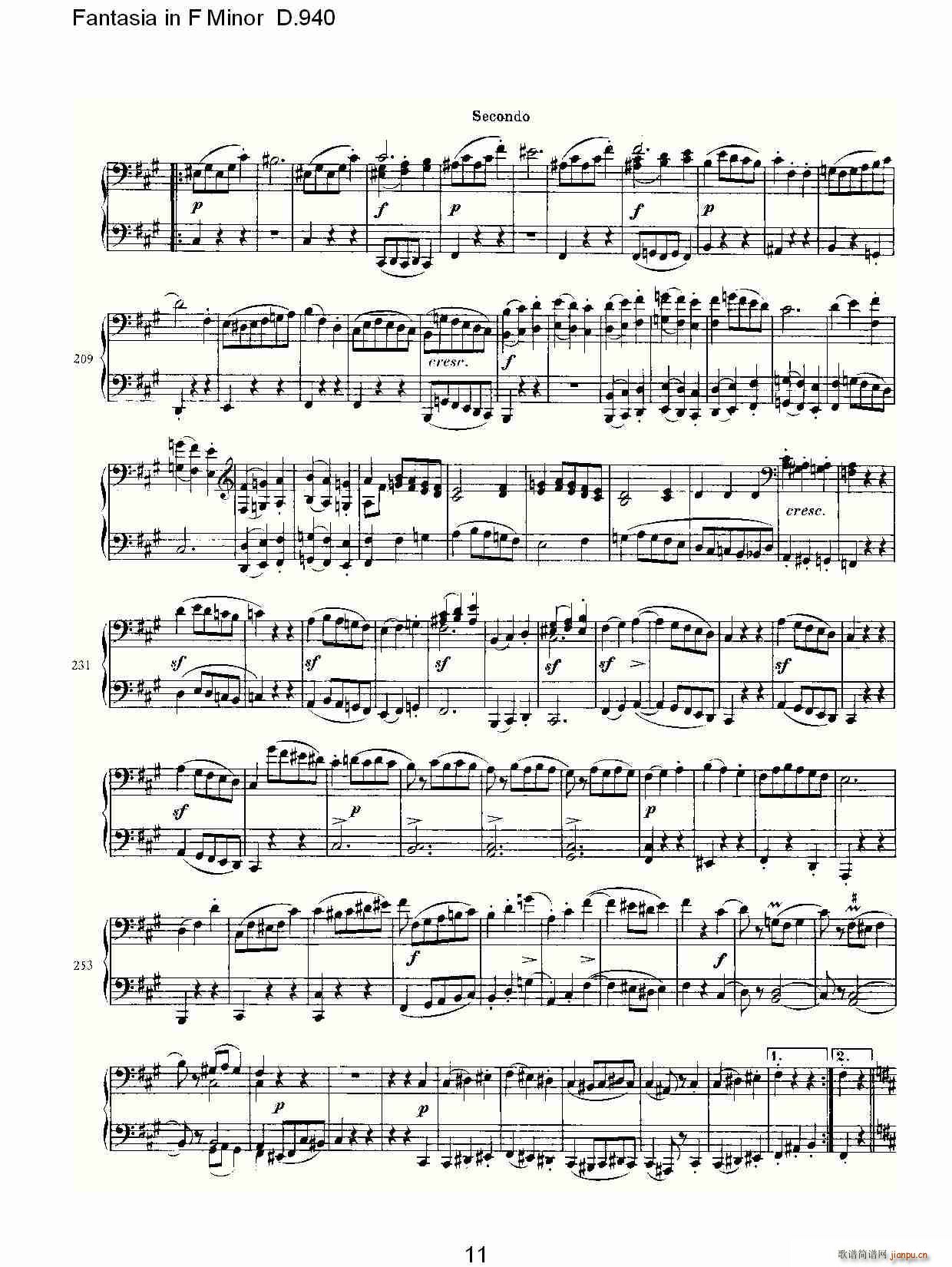 Fantasia in F Minor D.940(ʮּ)11