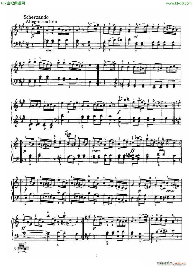 Haydn Piano Sonata No 36 In C()5