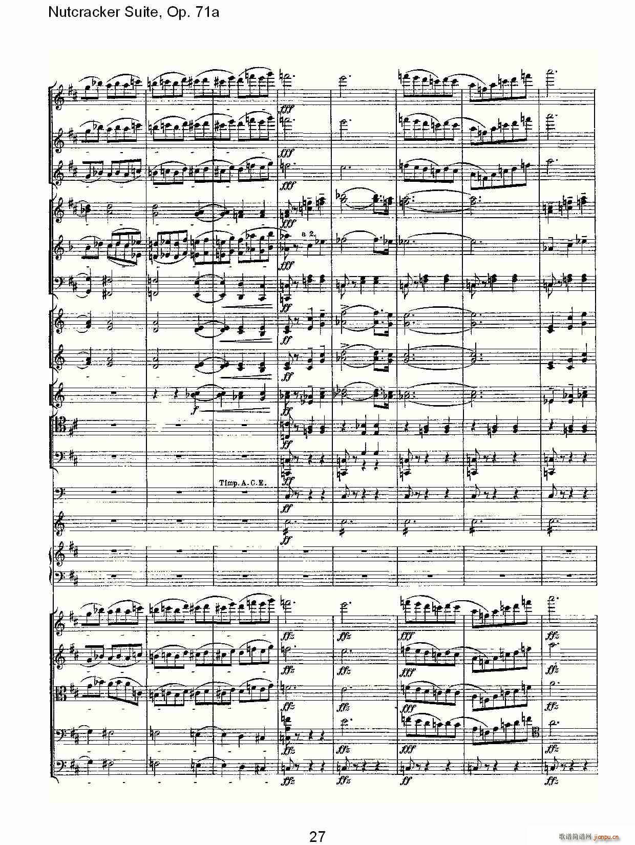 Nutcracker Suite, Op.71a(ʮּ)27