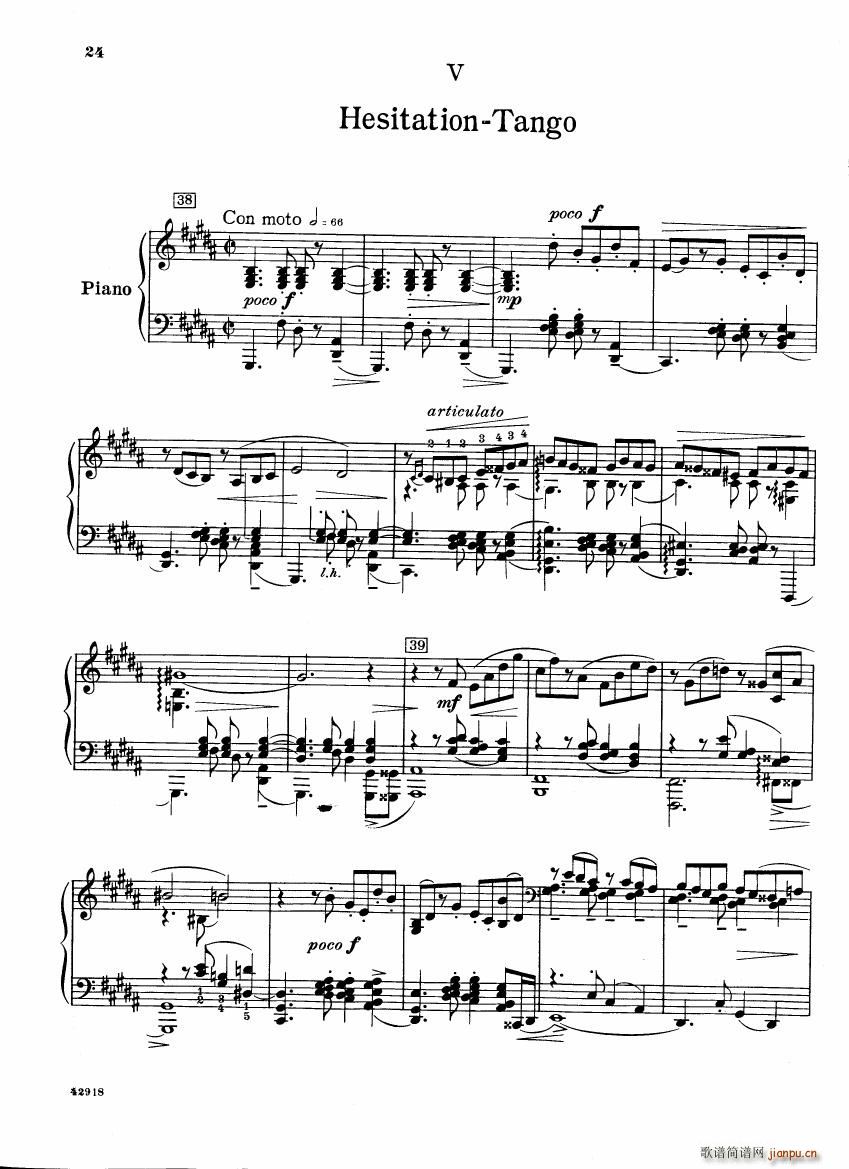Barber op 28 Souvenirs piano solo()17