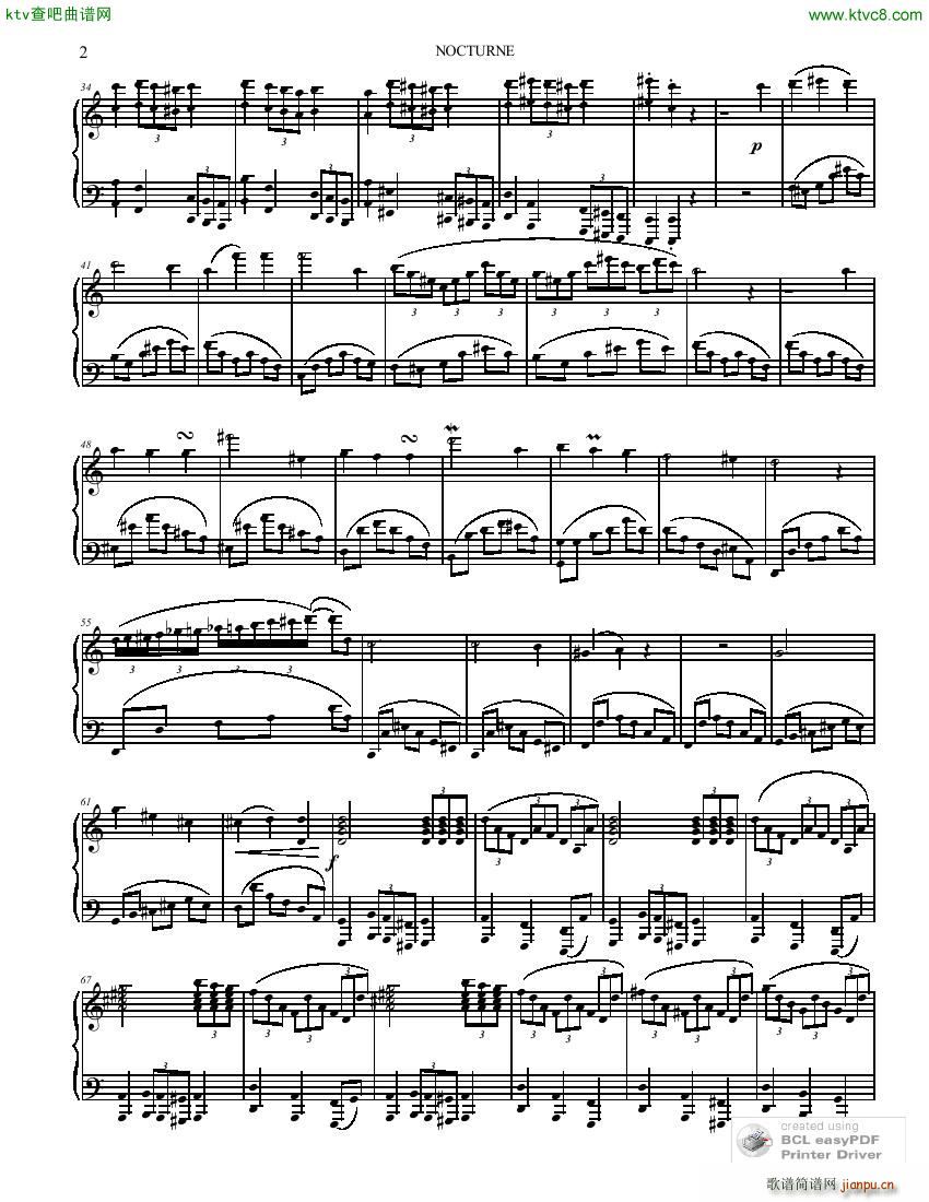 Canzano Nico Nocturne No 5 in A minor()3