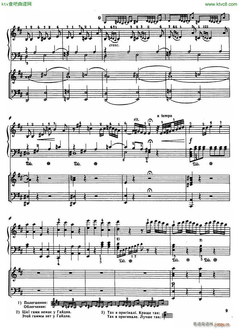 Haydn Piano Concerto in D Major 2pf()7