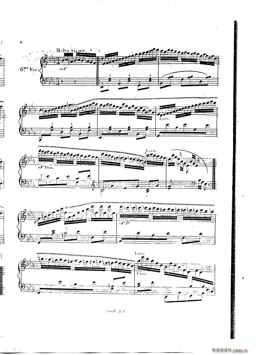 Czerny Variations brillantes()7