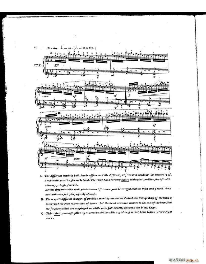 Czerny Etudes de la Velocite()23