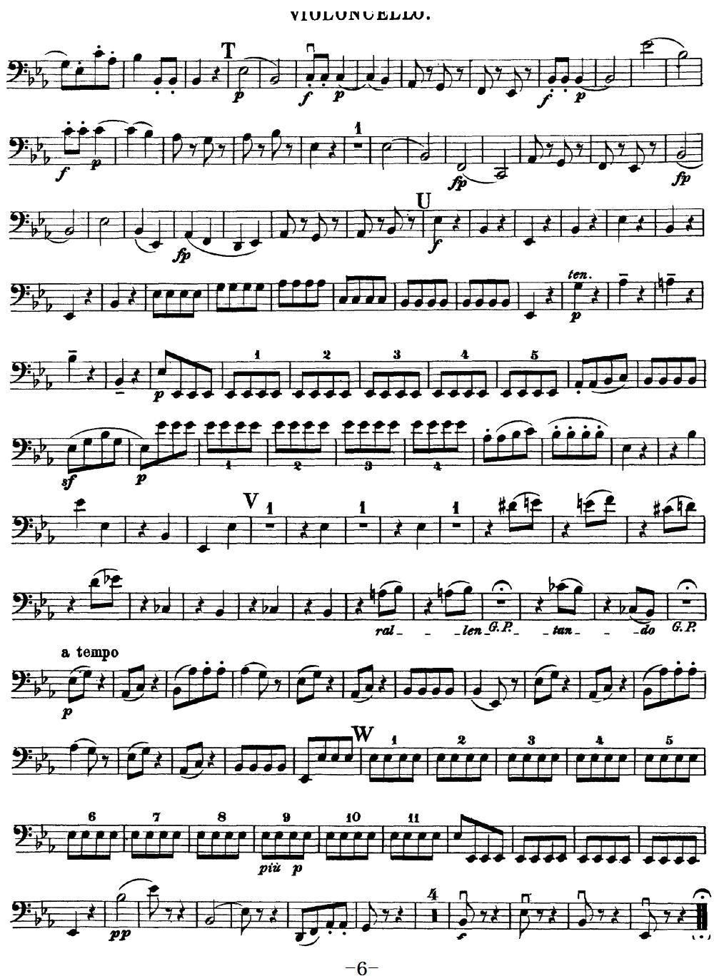 Mozart Quartet No 16 in Eb Major K 428 Cello(ʮּ)6