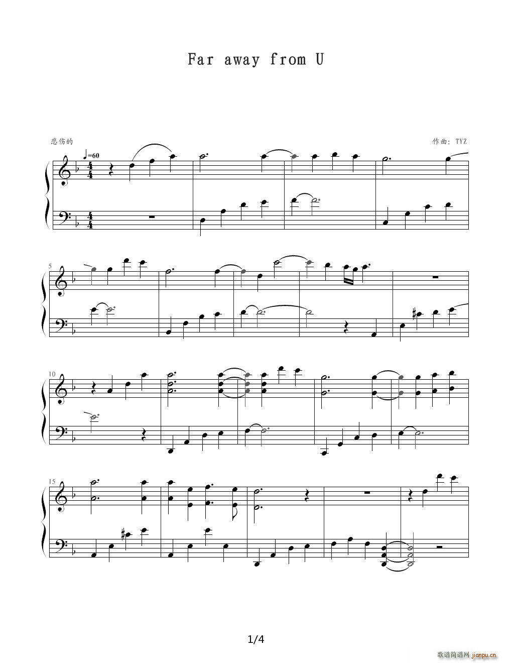 Far away from U F()1