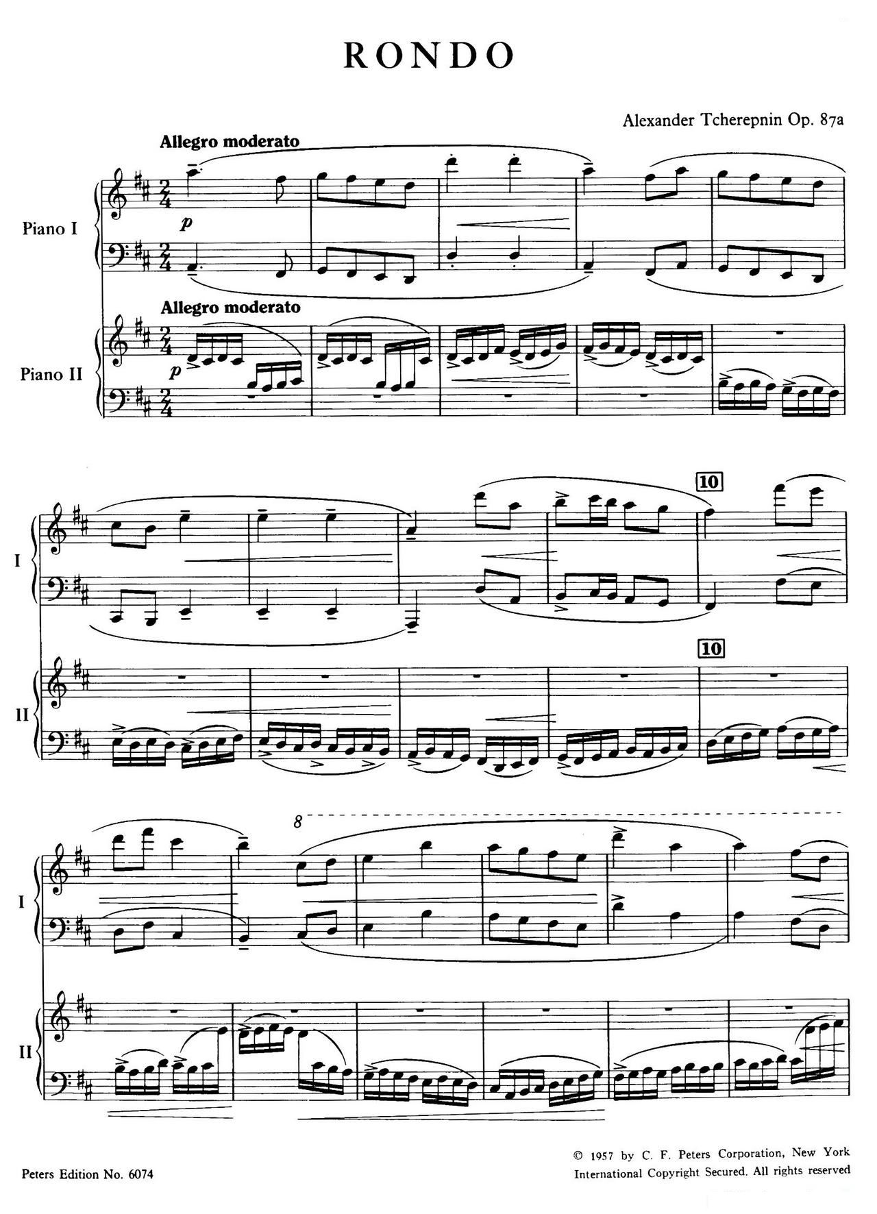 Rondo in D Major Op 87a D ˫()1