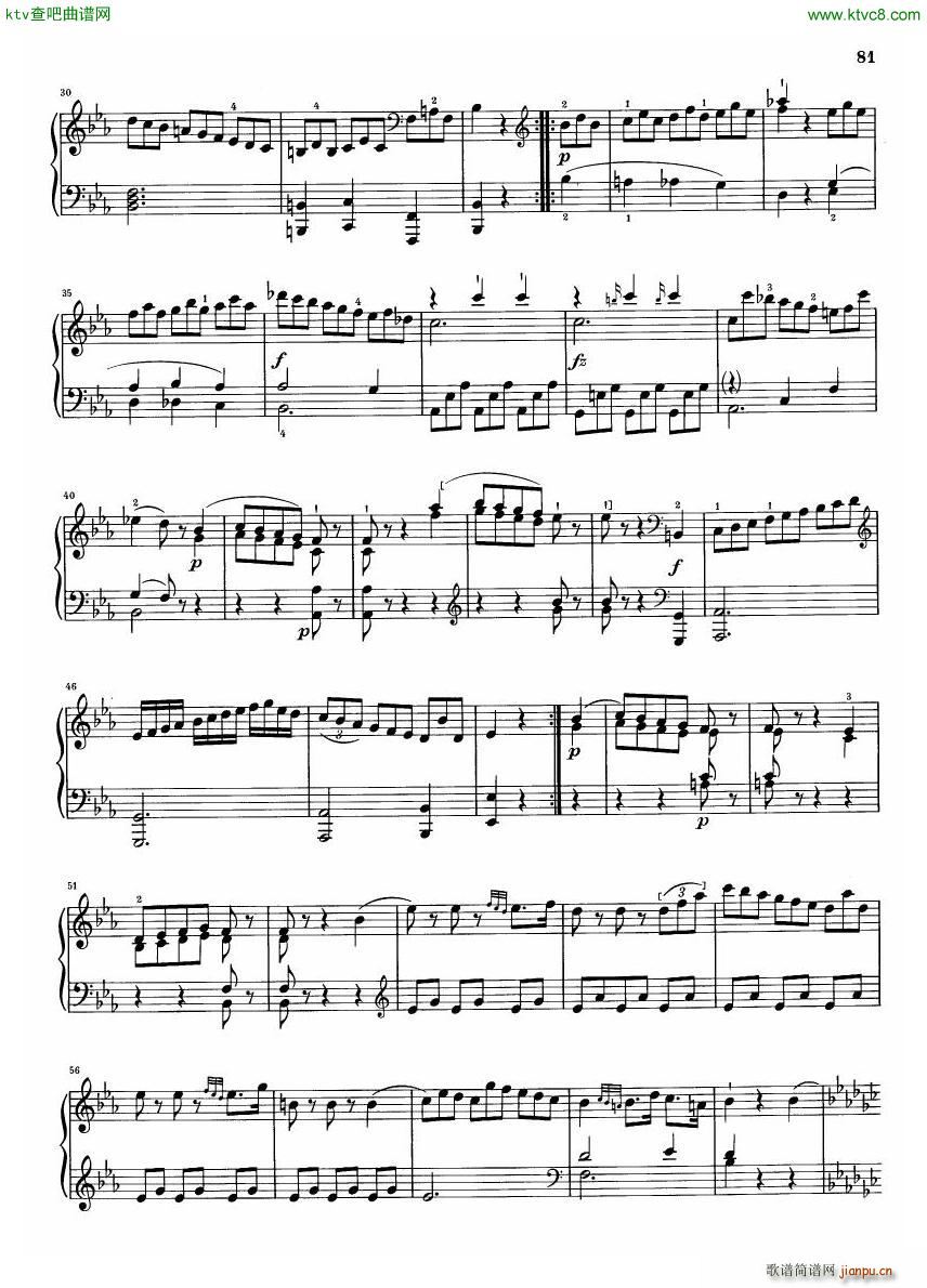 Haydn hob xvi 49sc Sonata59()14