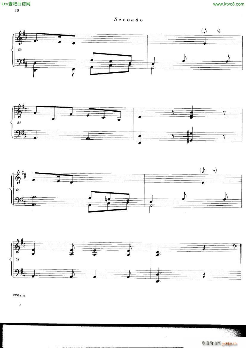 Chopin ekier variations in D()8