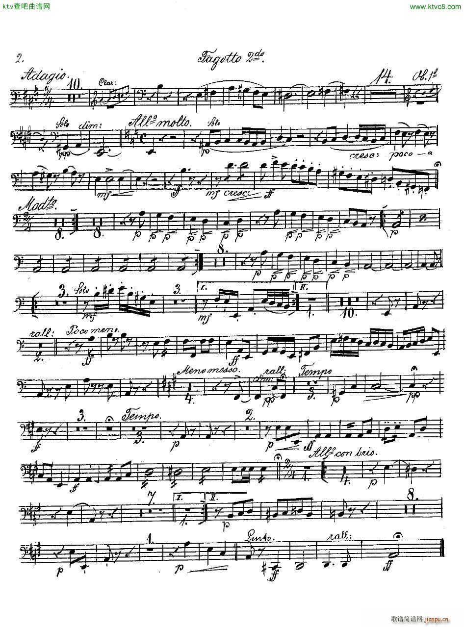 Andersen op 2 Ungarische Fantasie orch parts()40