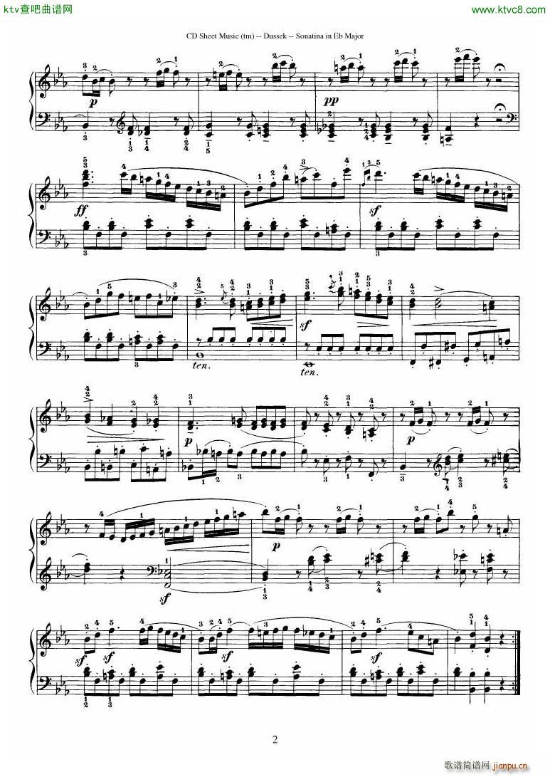 Dussek Sonatina in G Major()31