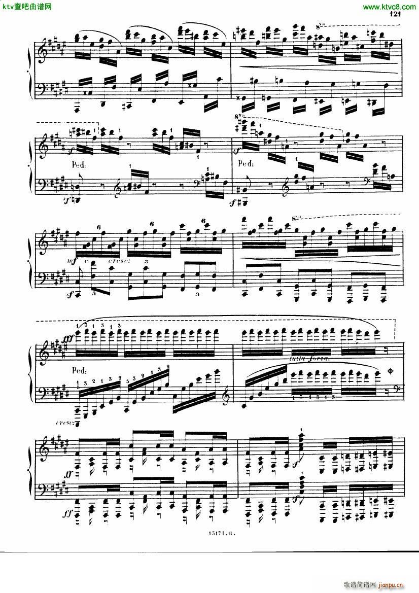 Alkan op 39 12 Etudes in Minor Keys no 10(钢琴谱)30