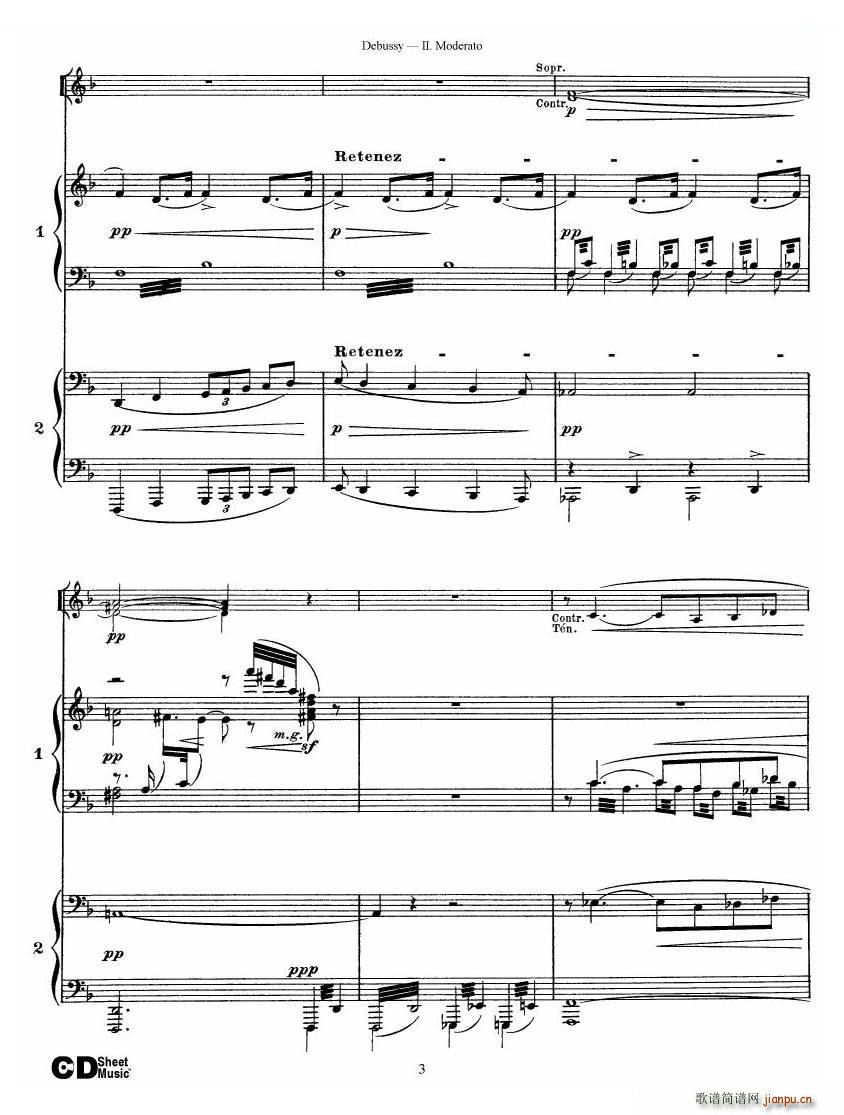 Debussy Printemps II Printemps II(ʮּ)3