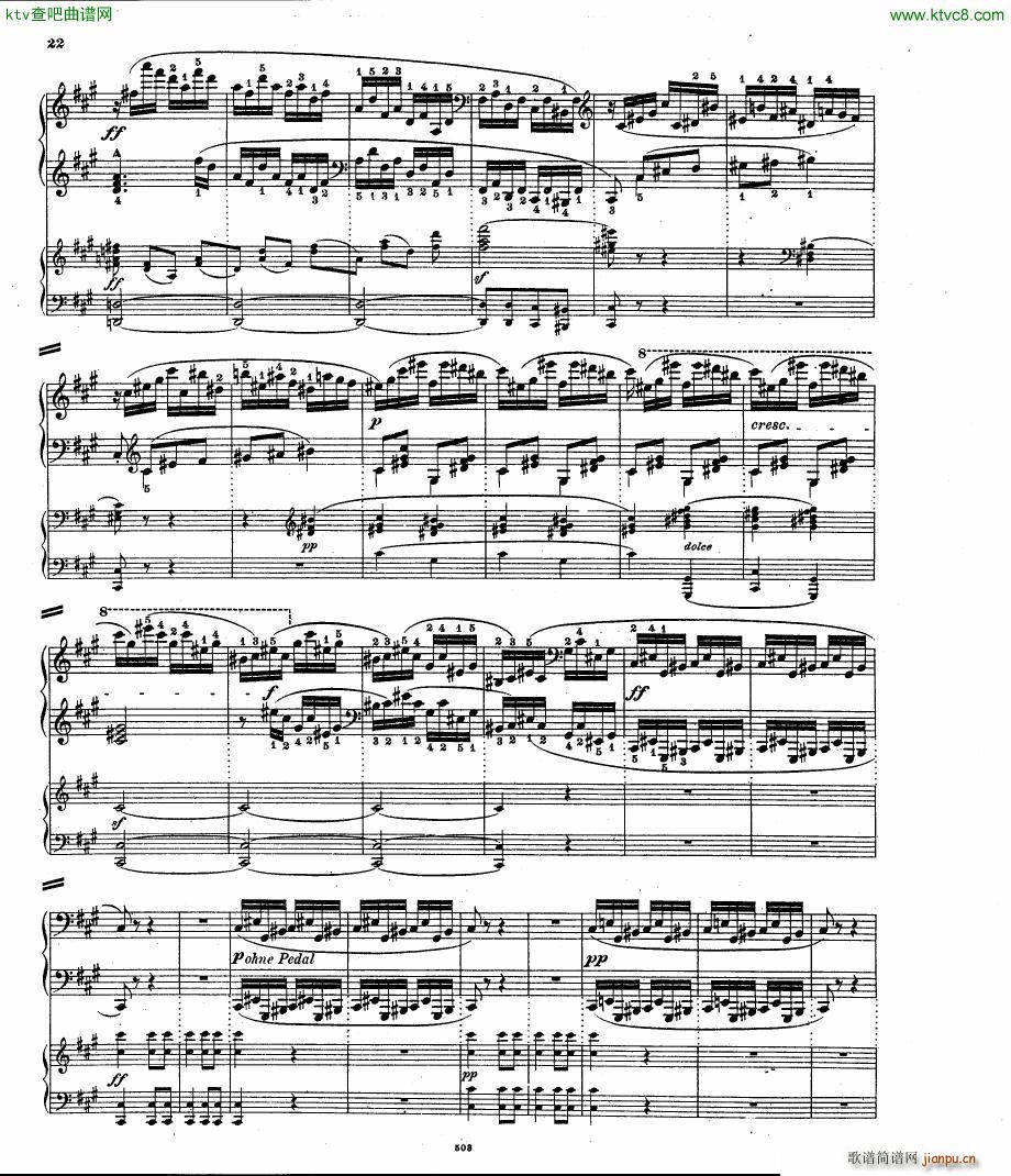 Hummel op 56 Rondo brillant pno orch()21