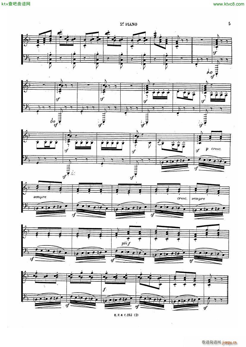 Chabrier Espana for two pianos()19