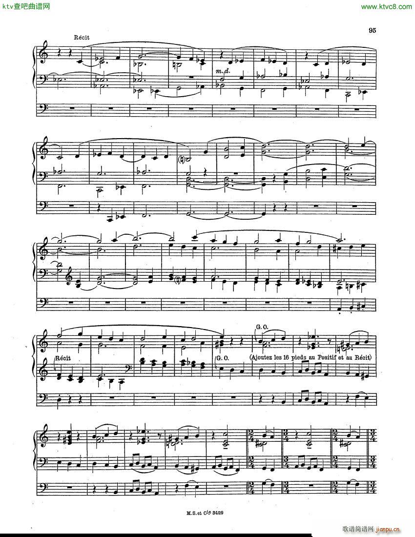 Guiraud Georges Offertoire Pascal organ()3