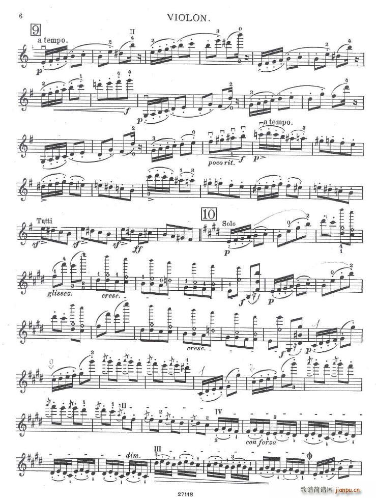 Bazzini op 25 La Ronde des Lutins violin()3