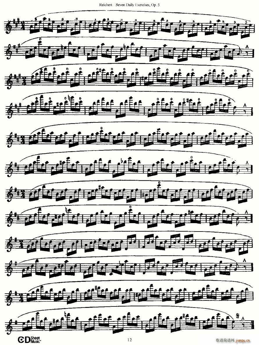 Seven Daily Exercises, Op.5(ʮּ)12