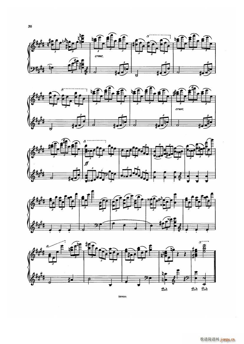 Albeniz op 65 Etudes no 1 7()30