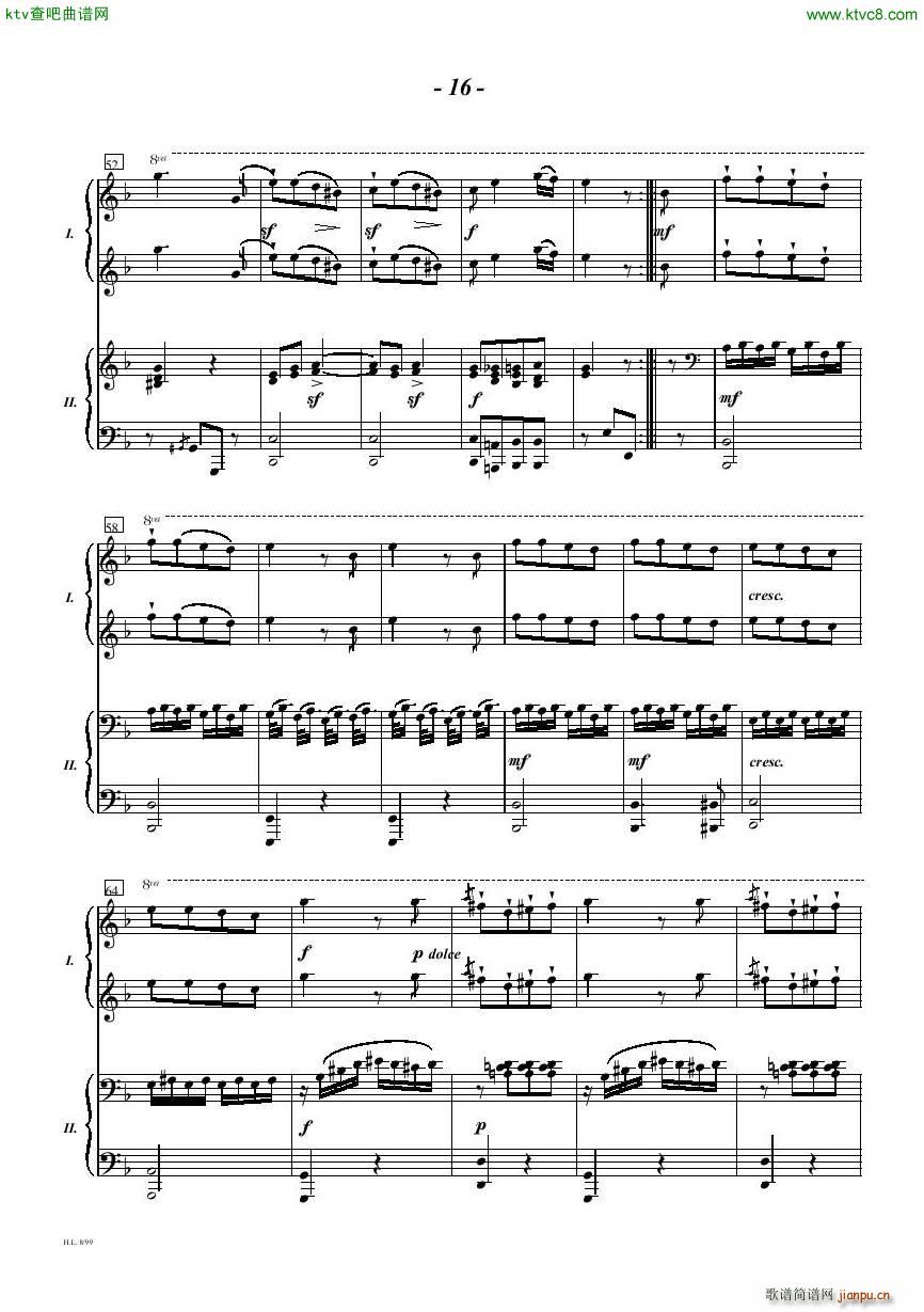 Diabelli Sonata Op33 For Two Pianos()16