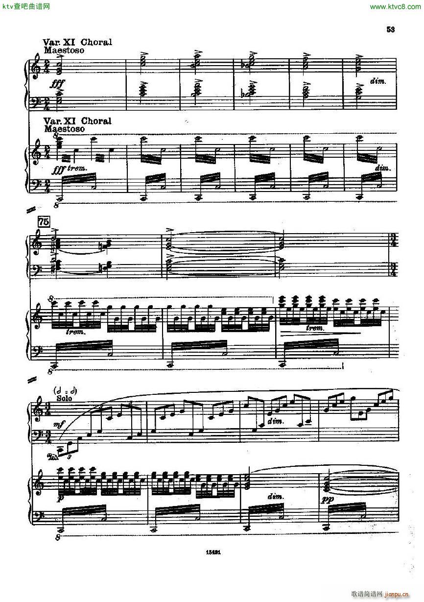 Dohnanyi Variations Nursery Rhyme Op25 ()12