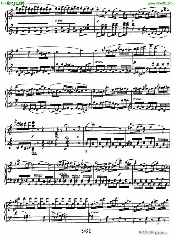 Beethoven op 89 Polonaise in C()7
