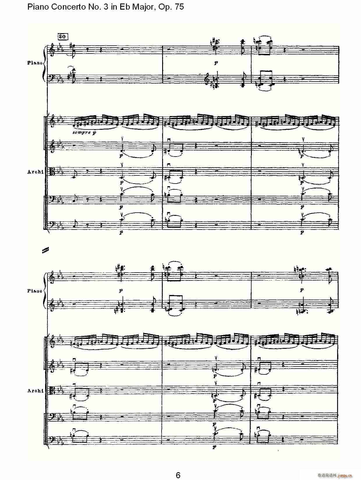 Piano Concerto No.3 in Eb Major,Op.75()6