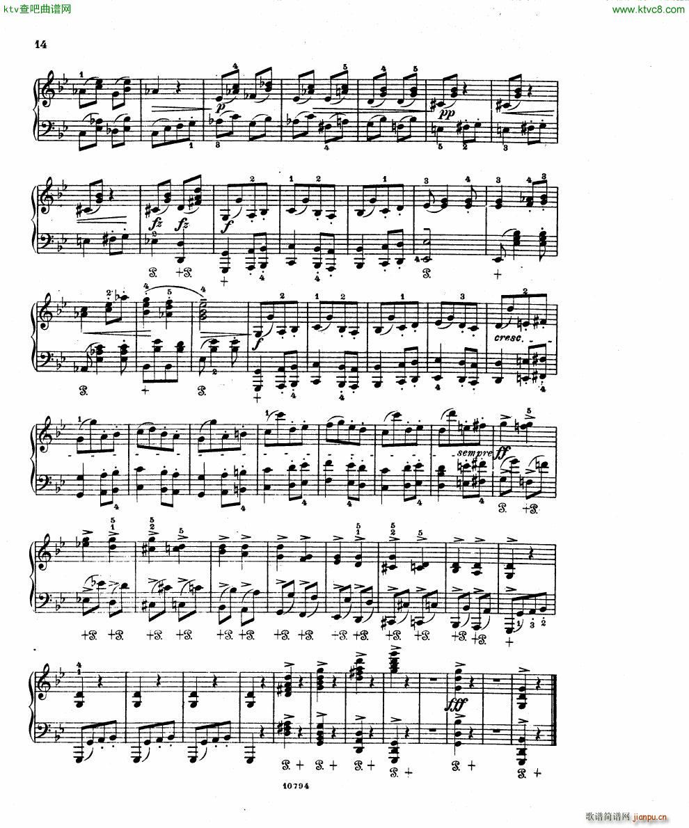 Fuchs Robert Improvisation pour clavier op 11()12