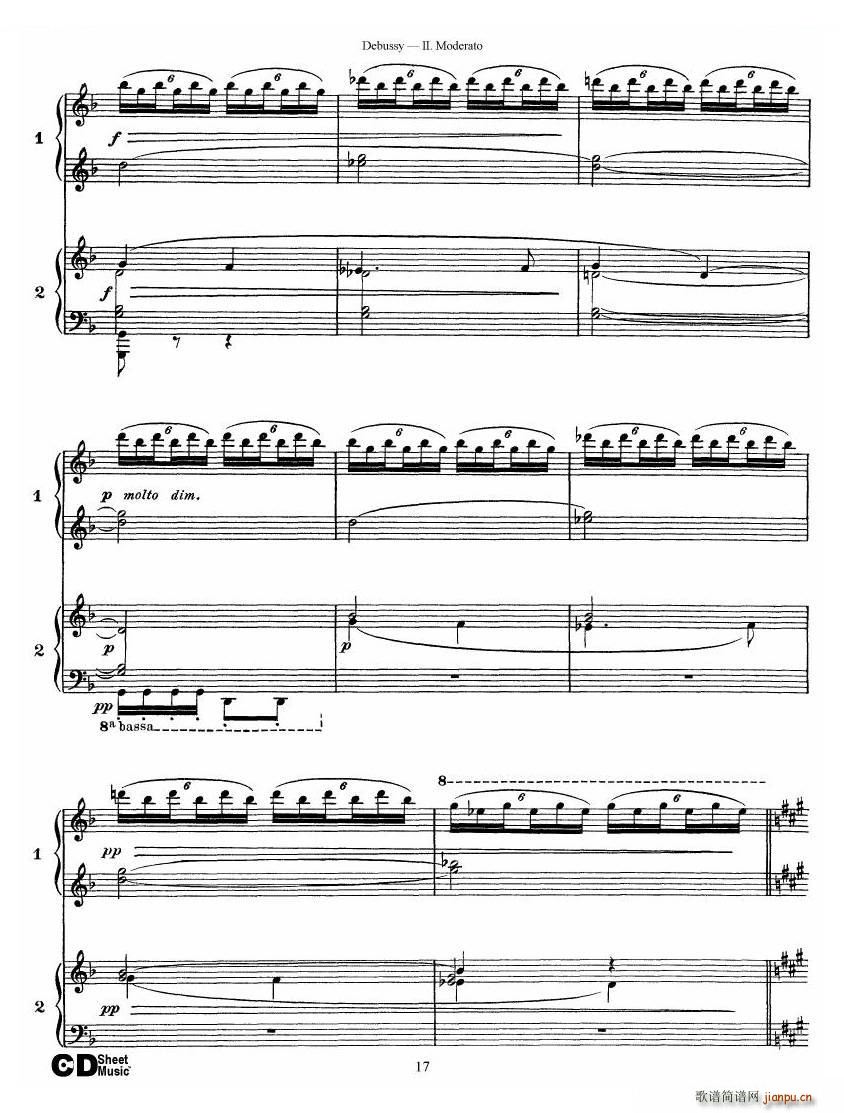 Debussy Printemps II Printemps II(ʮּ)17