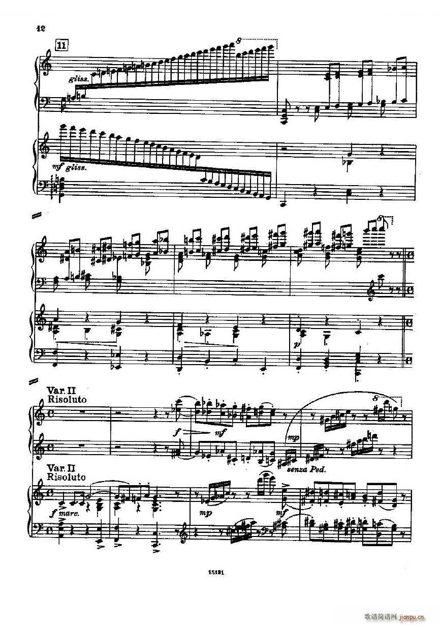 Dohnanyi Variations Nursery Rhyme Op25 һ()12