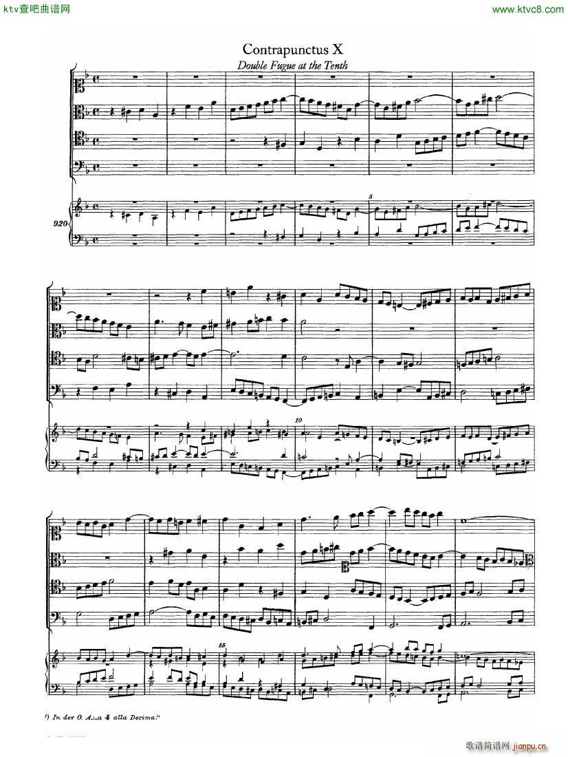 Bach JS BWV 1080 Kunst der Fuge part 1 ()13