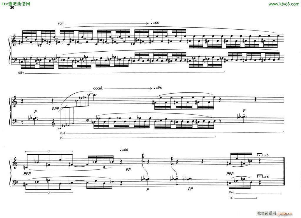 Berio 6 Encores for Piano()11