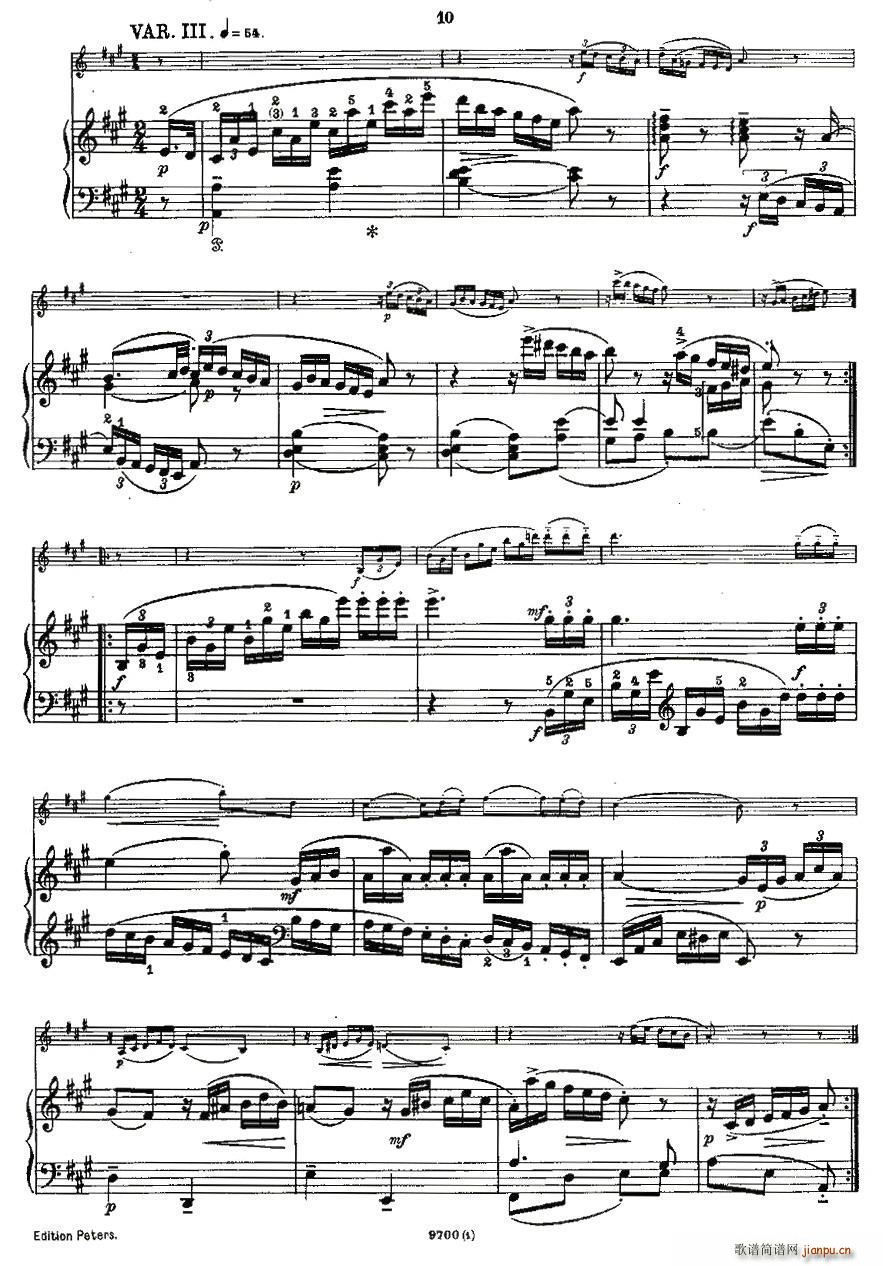 Mozart Violin Sonata No 1 KV 305 һС(С)10