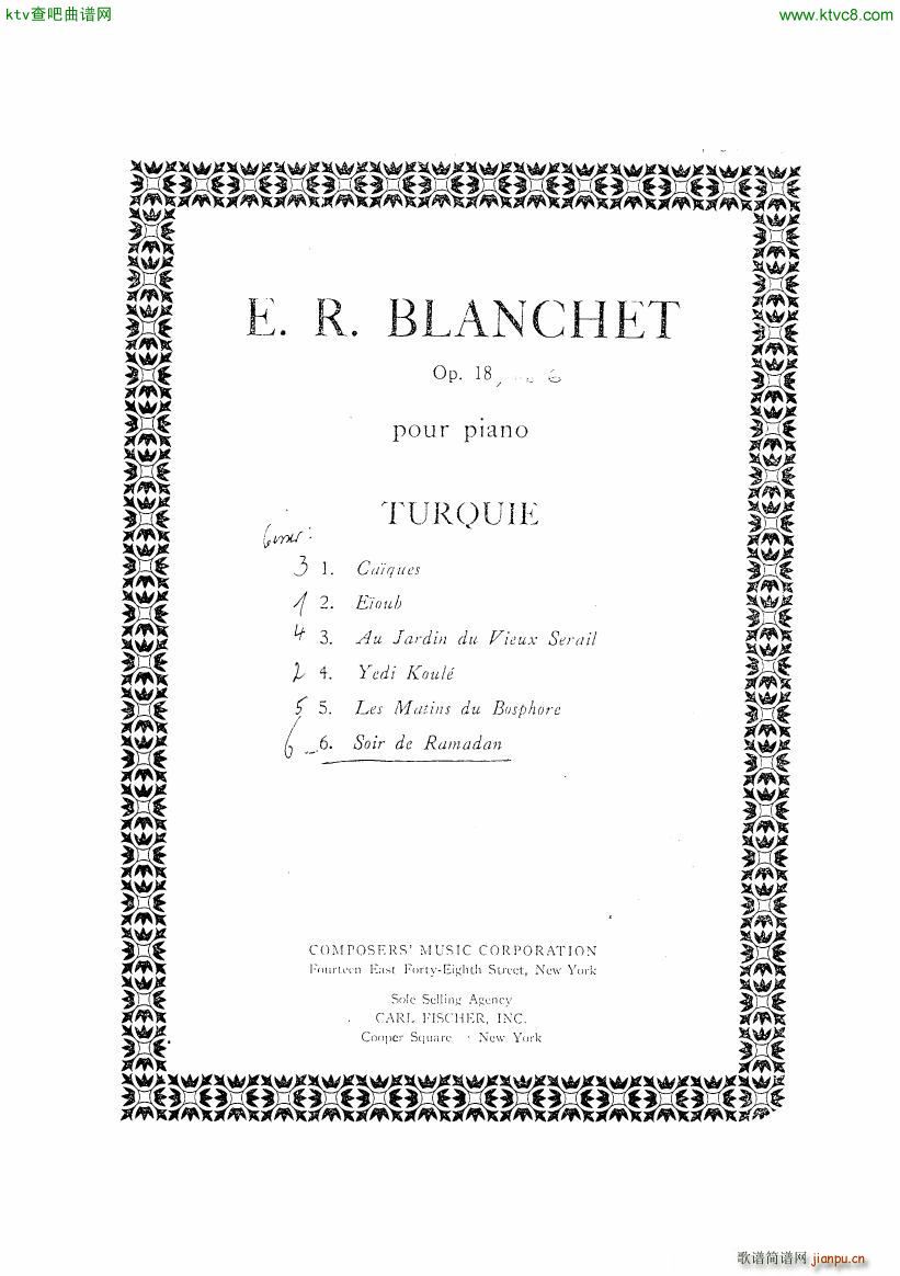 Blanchet Op 18 Turquie()31