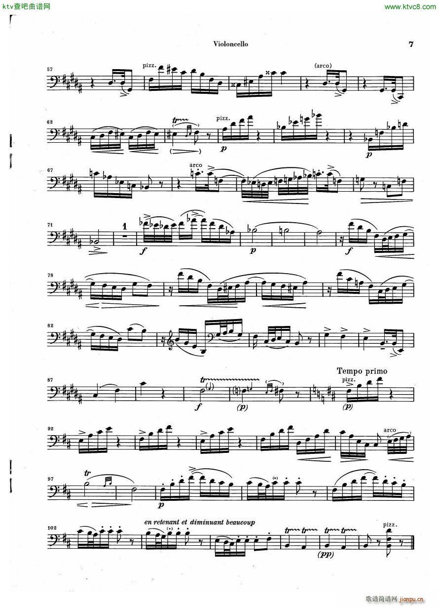 Debussy Piano Trio in G parts()15