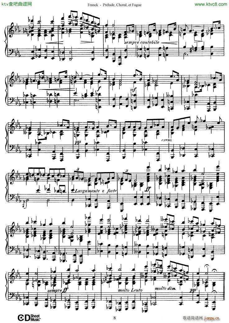 Franck Prlude Choral et Fugue()8