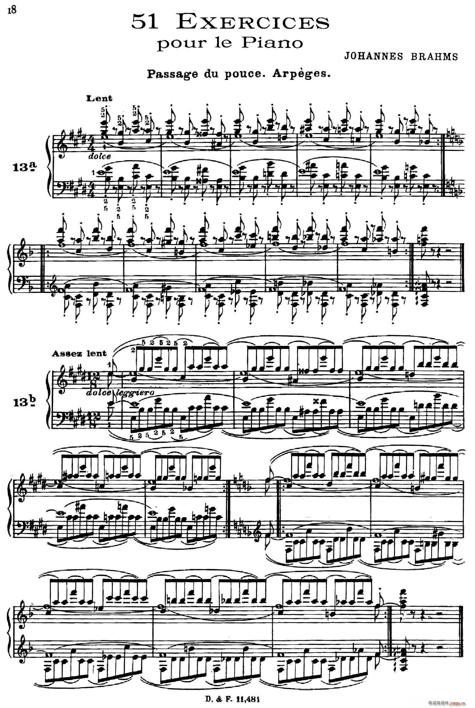 51 Exercises WoO 6 51׸ϰ 13 18()1