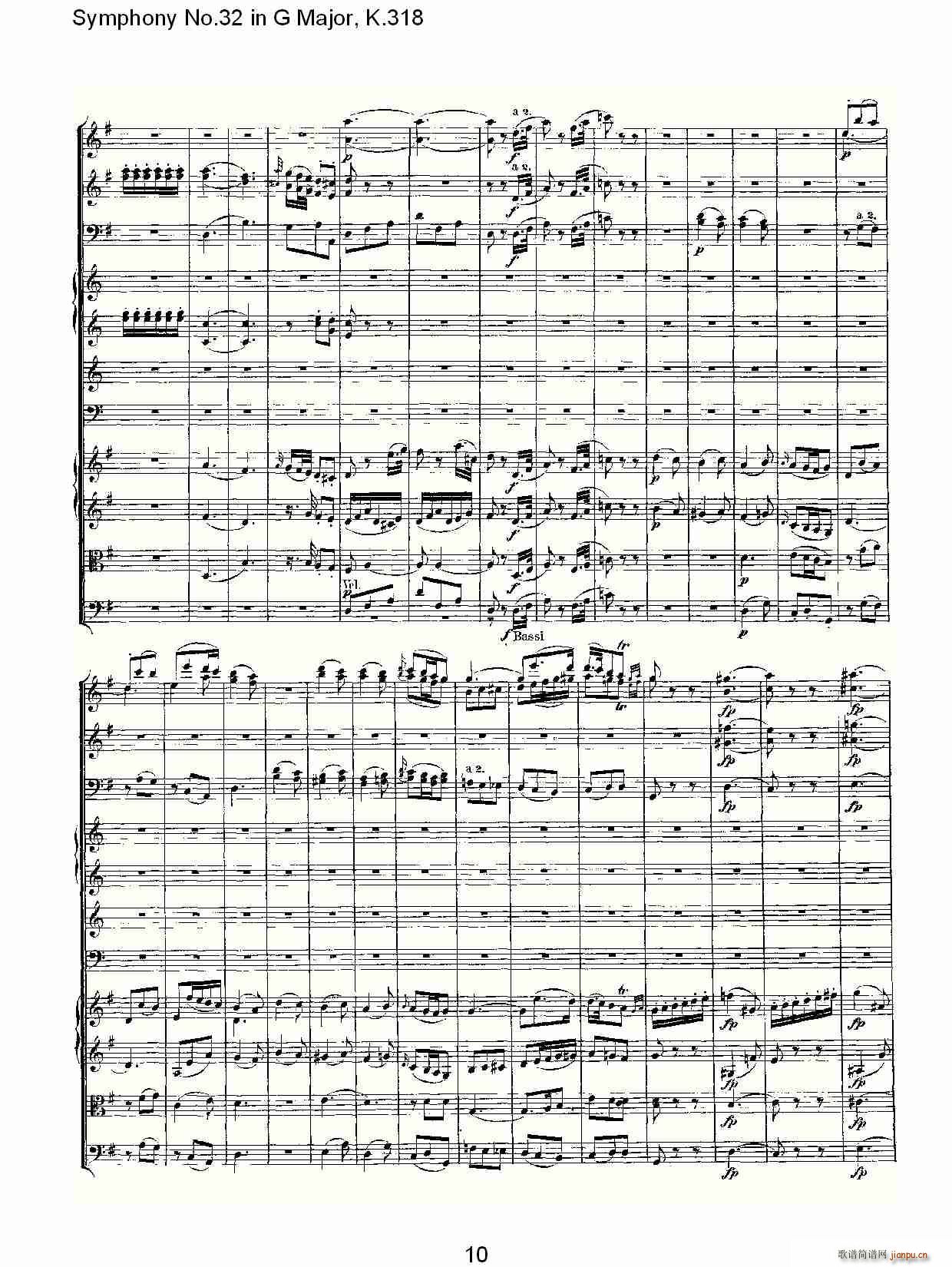 Symphony No.32 in G Major, K.318(ʮּ)10