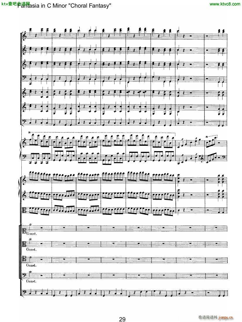 Beethoven op 80 Choral Fantasy ()14