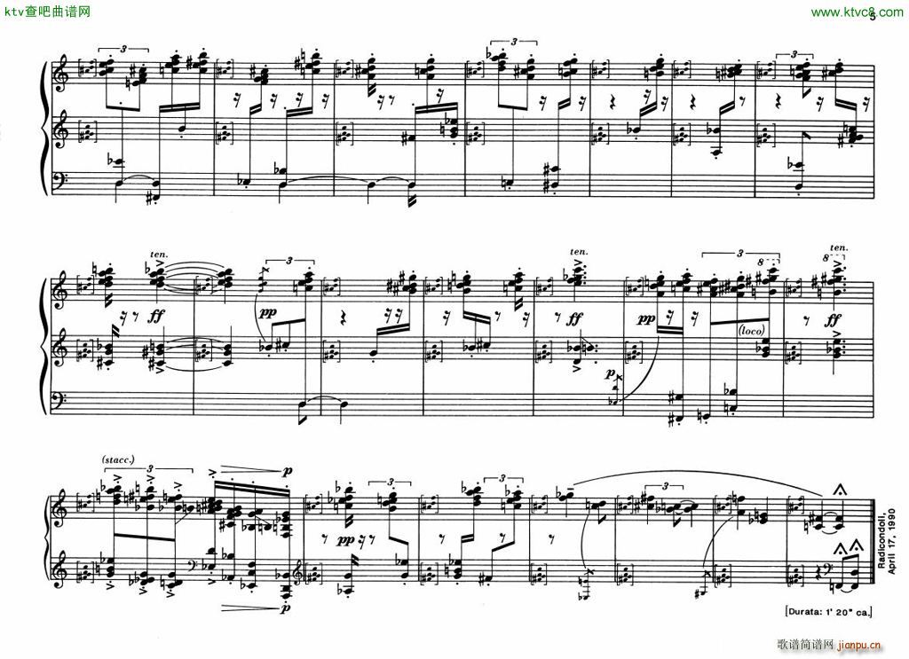 Berio 6 Encores for Piano()5