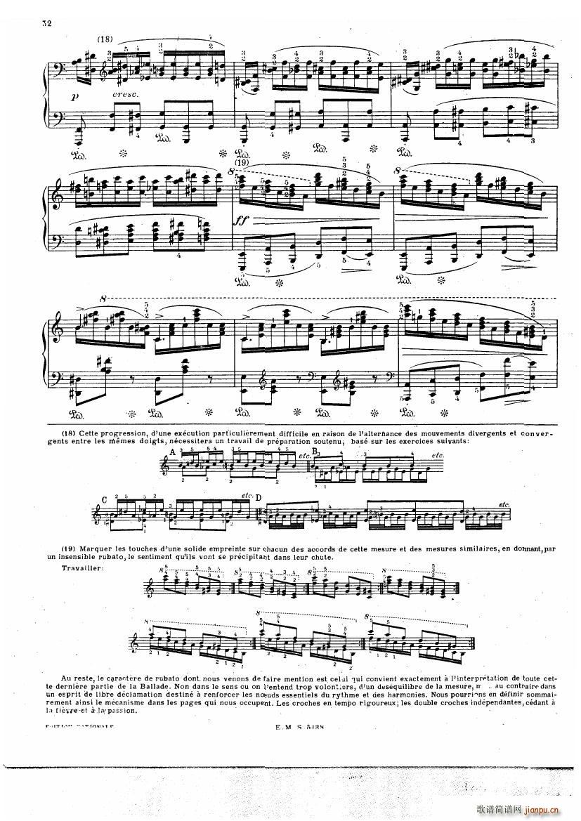 Chopin Cortot 4 Ballades()28