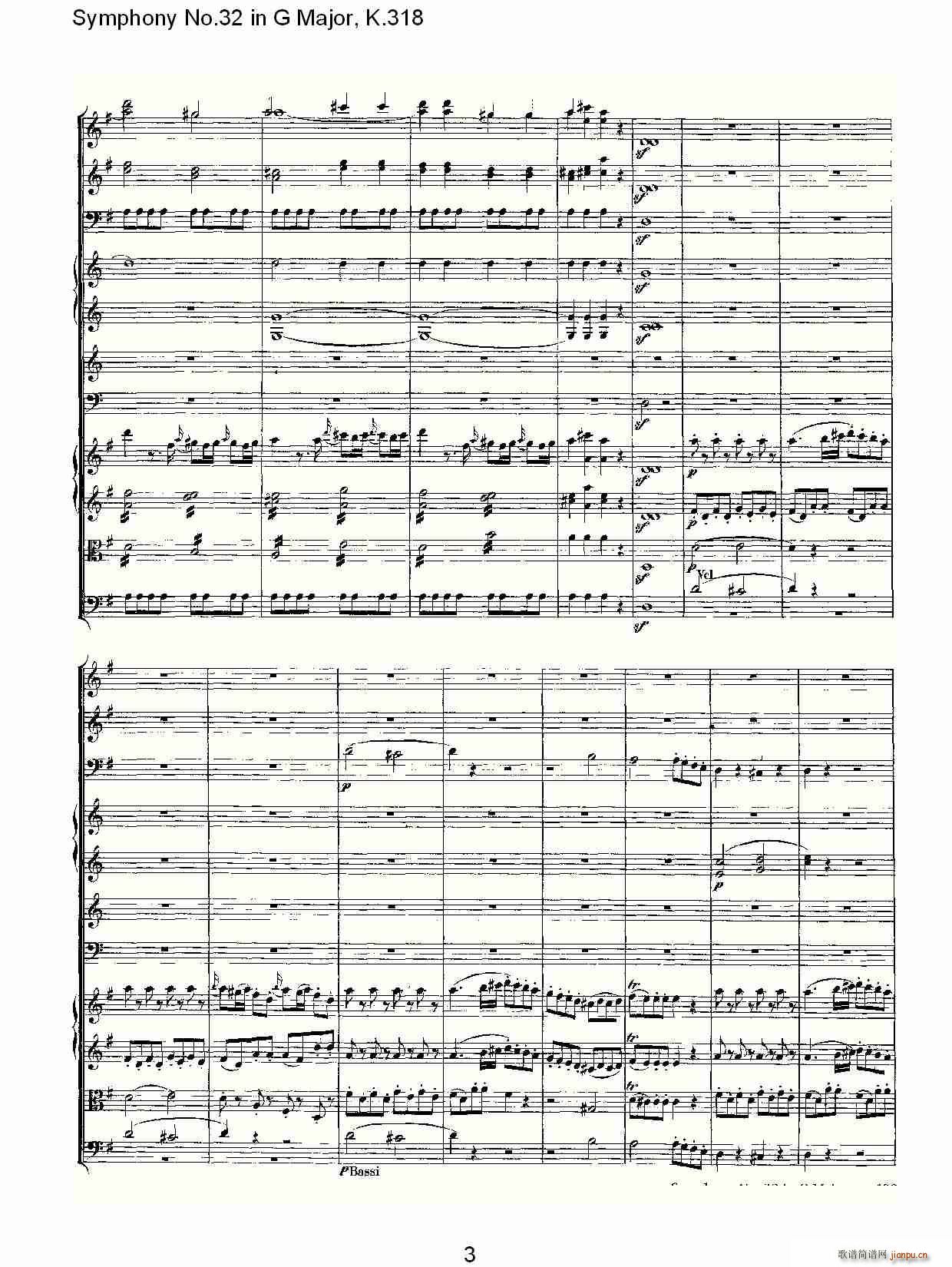Symphony No.32 in G Major, K.318(ʮּ)3
