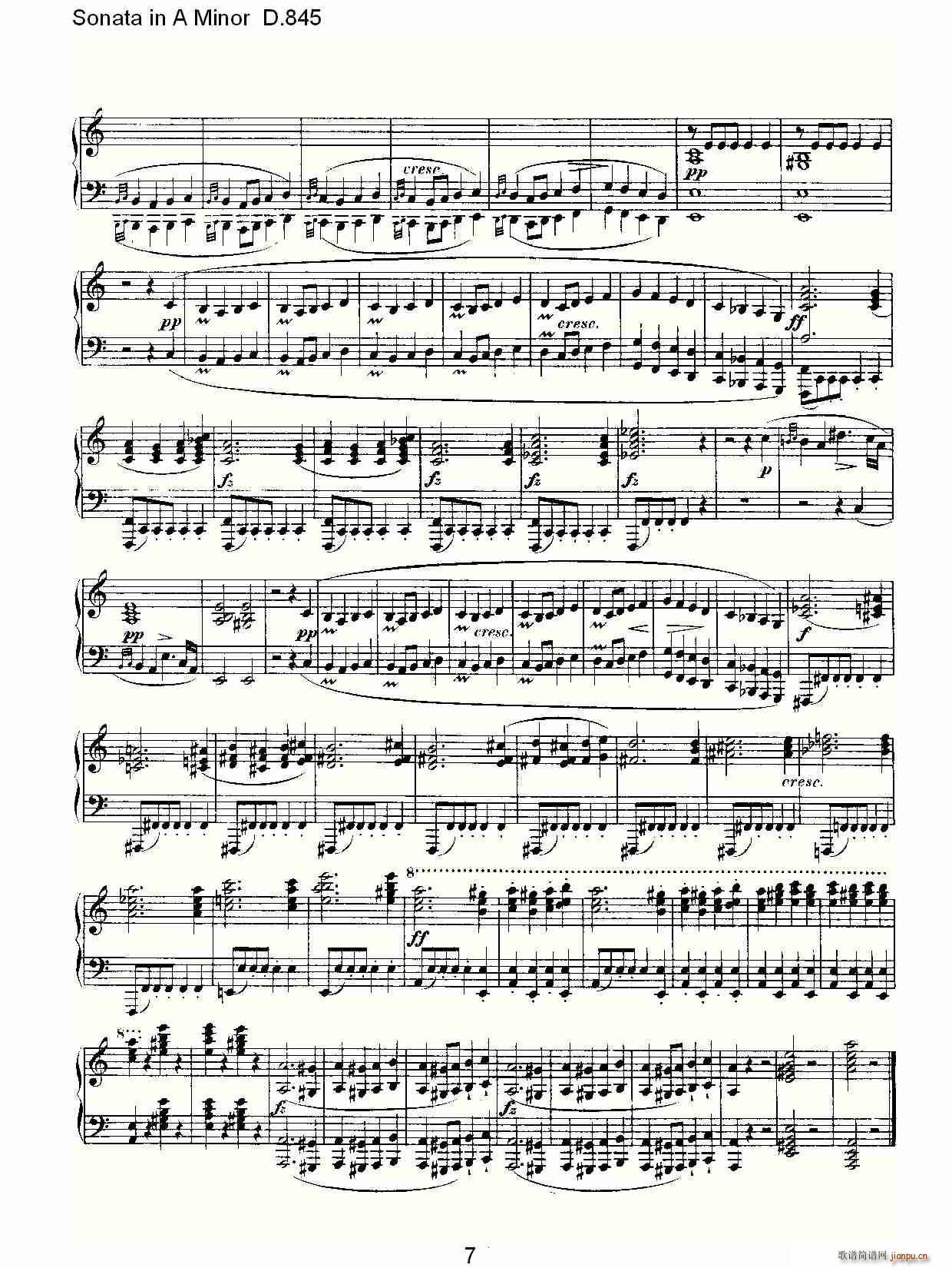 Sonata in A Minor D.845(ʮּ)7