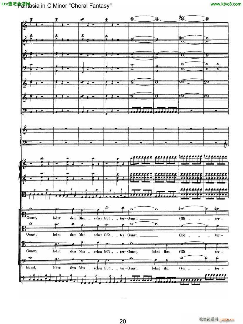Beethoven op 80 Choral Fantasy ()5