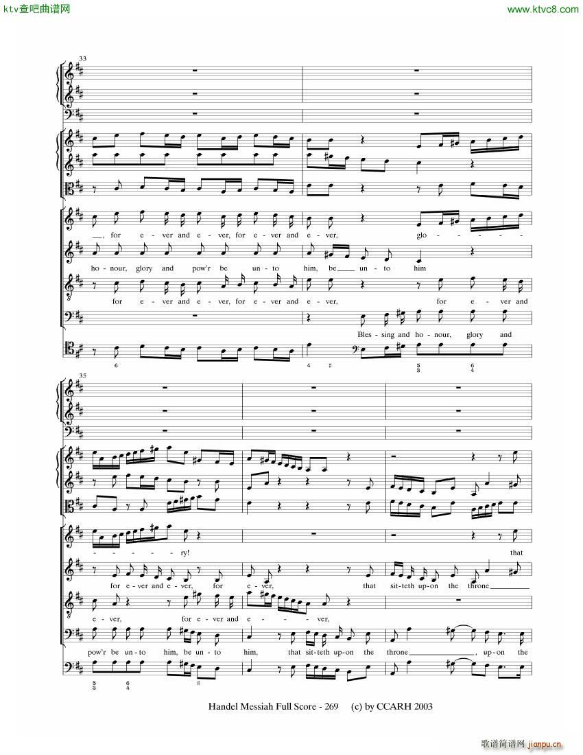 G F Handel Messiah Open Score ()28