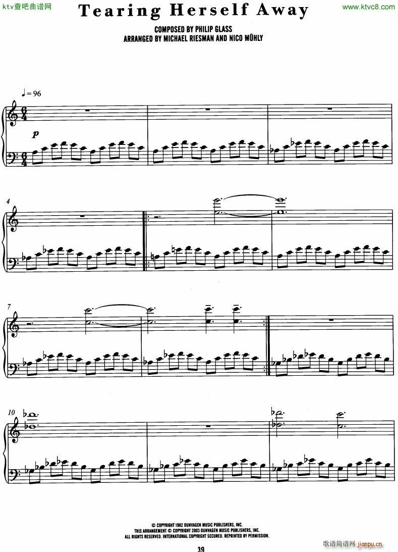 Philip Glass The Hours complete book()36