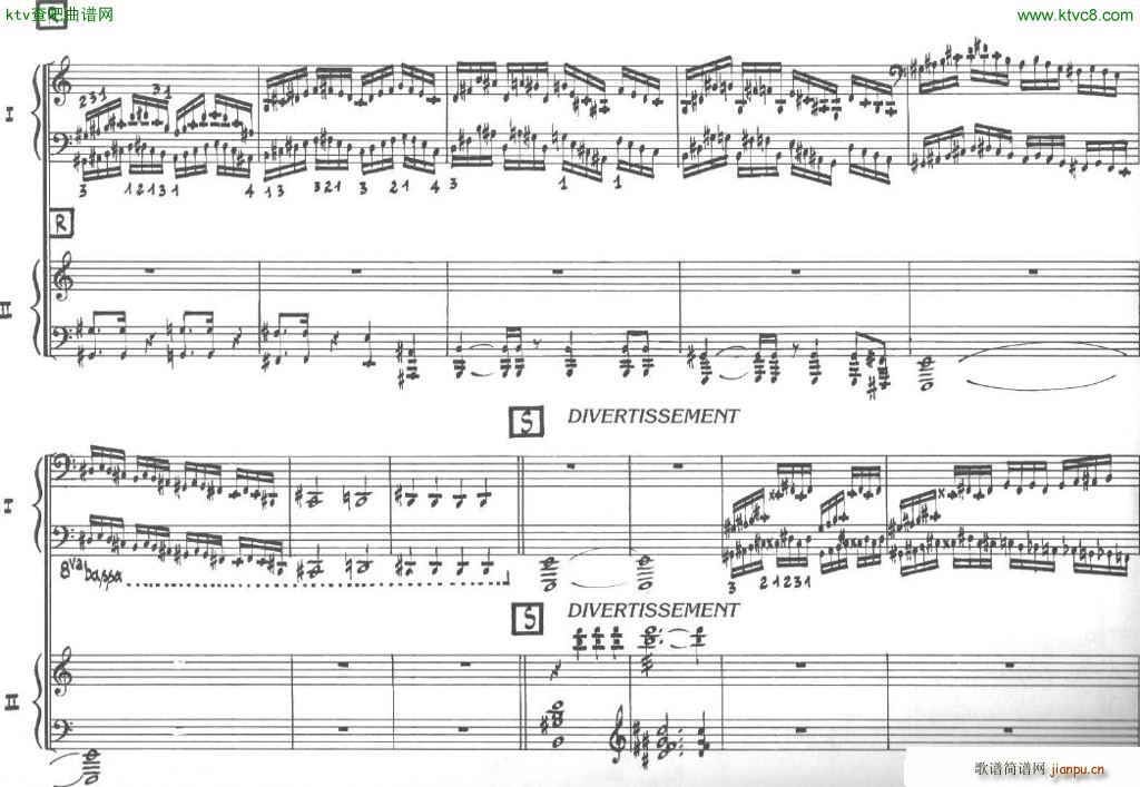 Bolling Sonata for Two Pianist no 2 Part1 1()16
