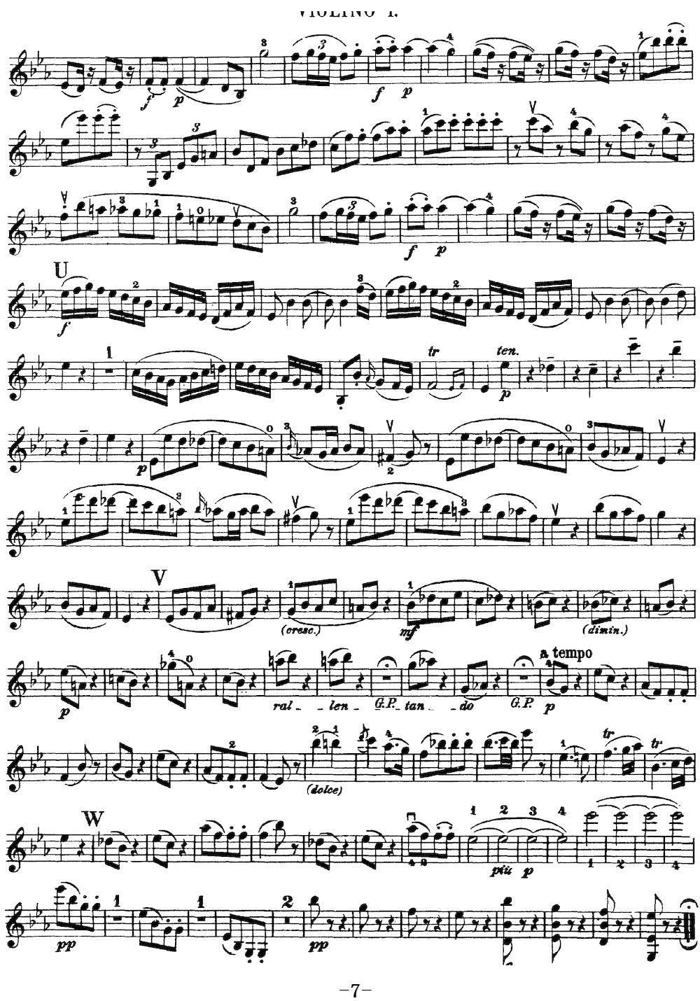 Mozart Quartet No 16 in Eb Major K 428 Violin 1(ʮּ)7