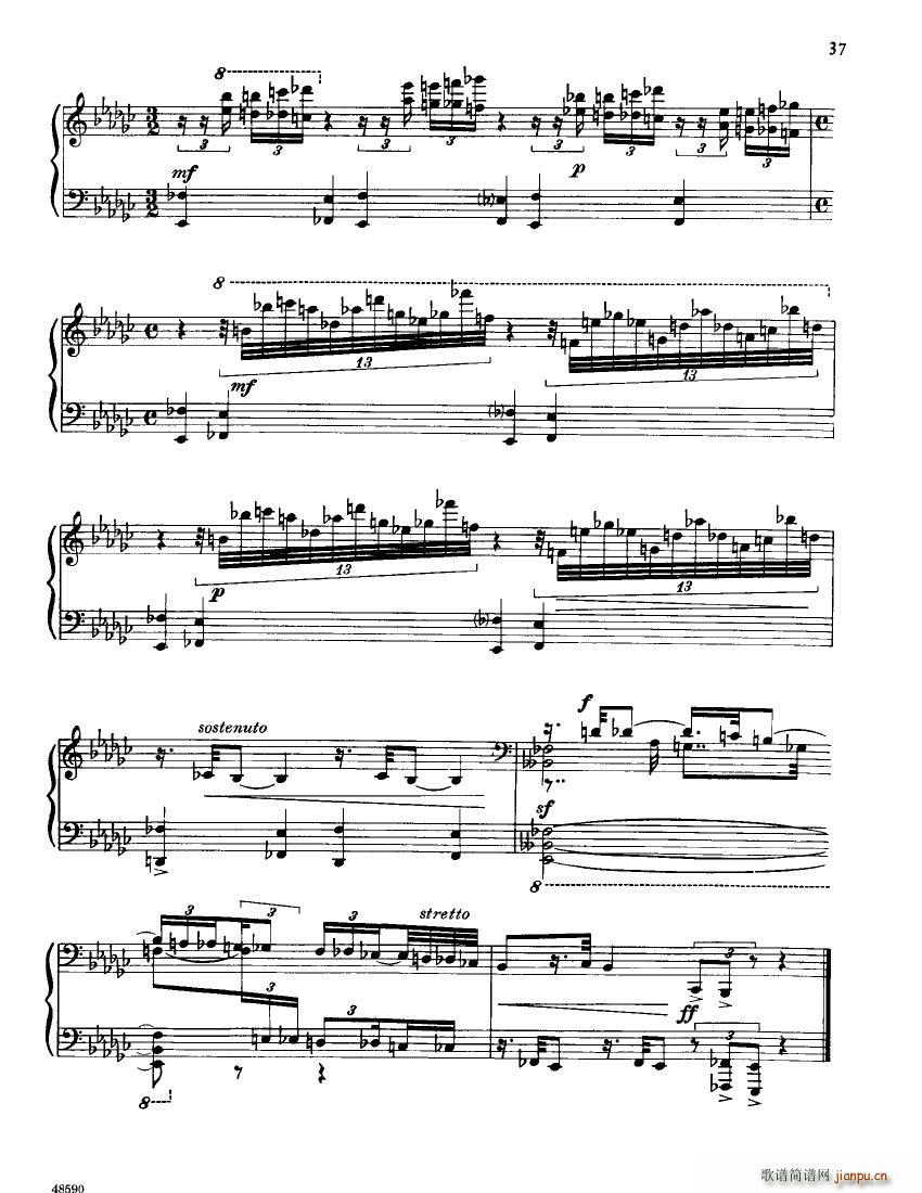 Barber op 26 Piano Sonata()15
